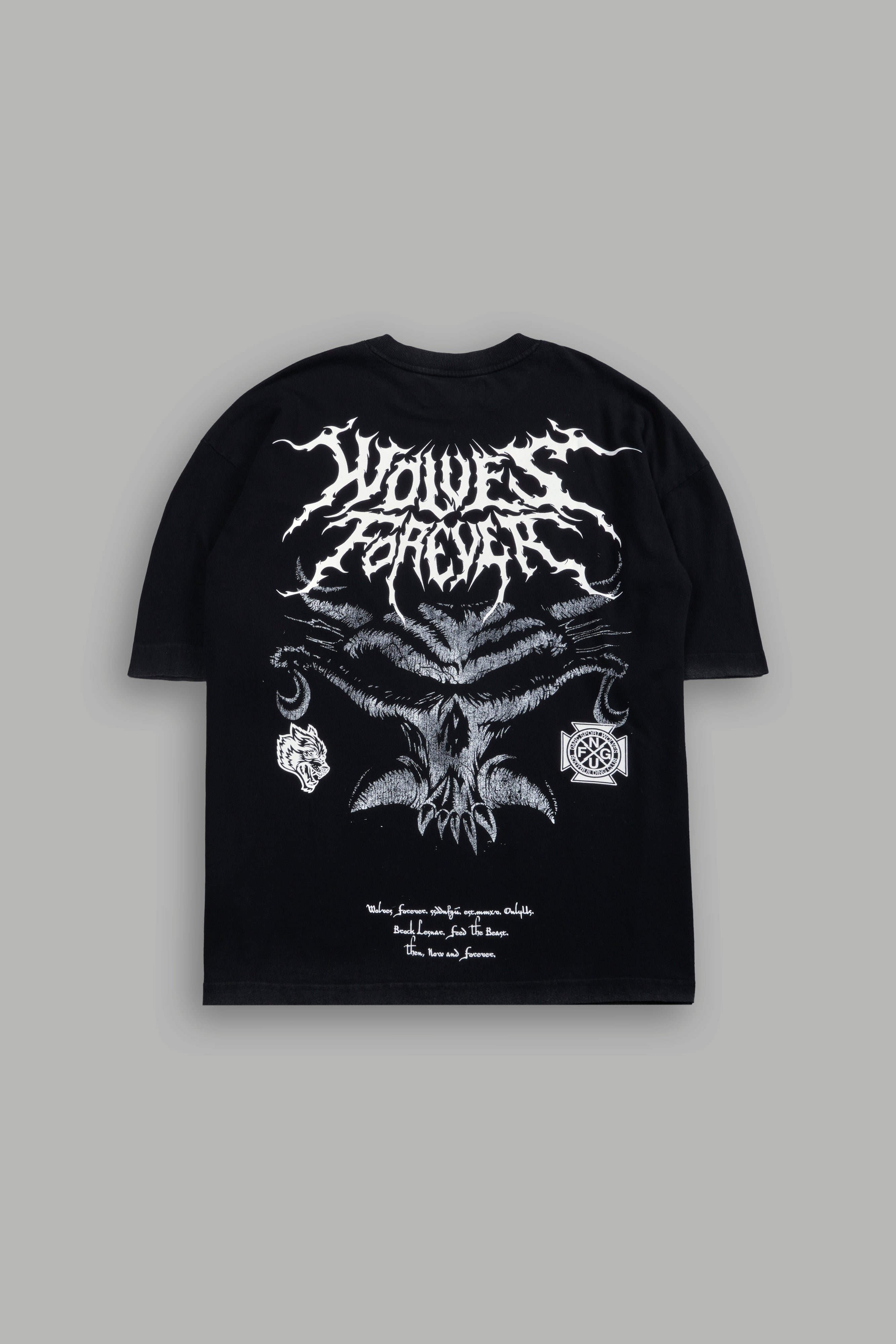 Feed the Beast Premium Oversized Tee in Black — imagem 1
