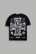 Iron Wolf Pack "Premium" Oversized Tee in Black - imagem 1