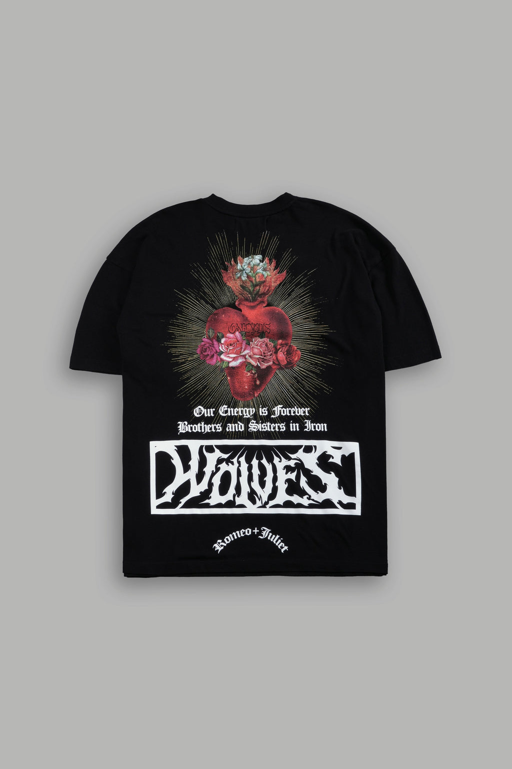 Heart Oath Premium Oversized Tee in Black — imagem 1