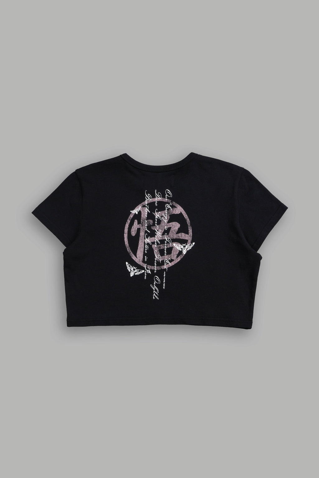 Go Wolves "Timeless" (Cropped) Tee in Black — imagem 3