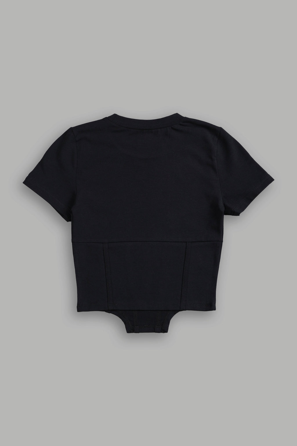 Darc Star Salem Corset Tee in Black — imagem 4
