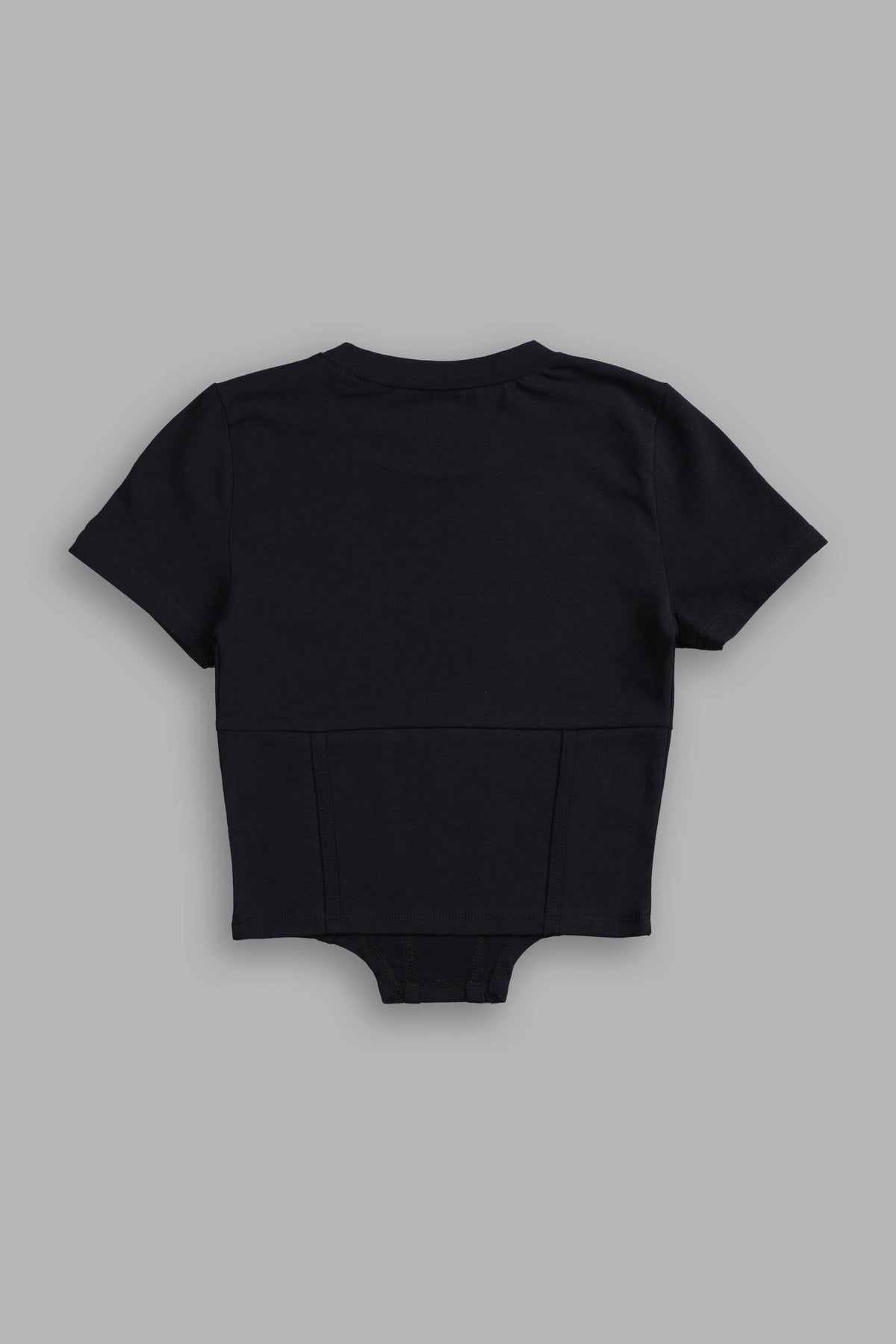 Darc Star Salem Corset Tee in Black - imagem 4