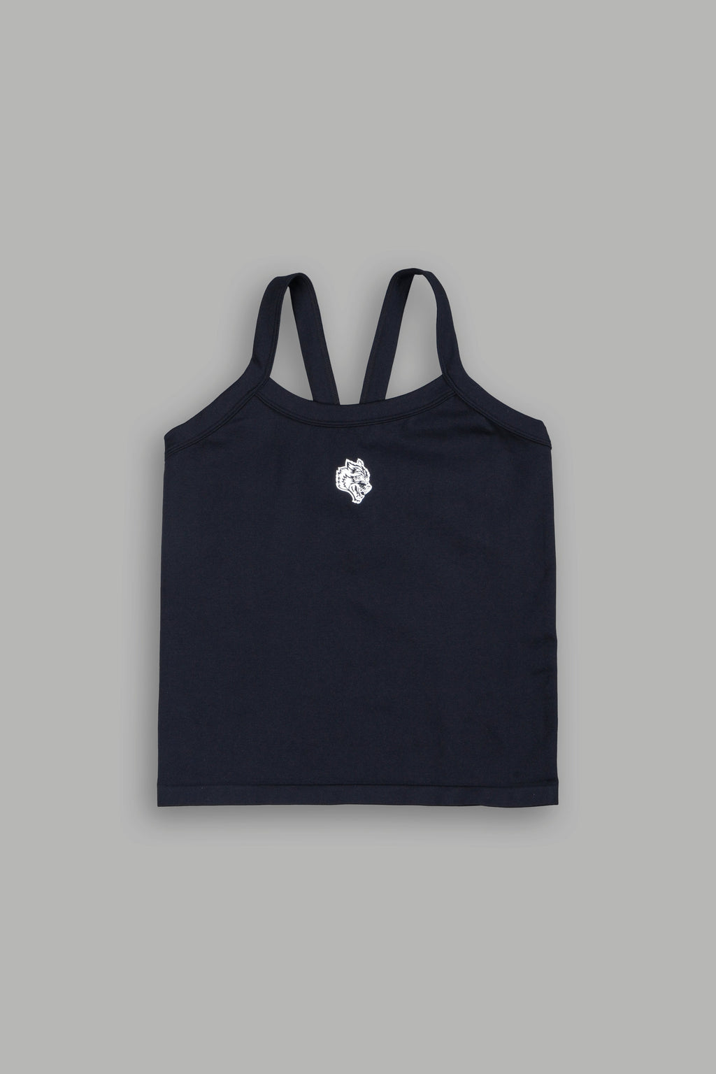 Wolf Head Hannah Long Soft Seamless Tank In Black — imagem 5