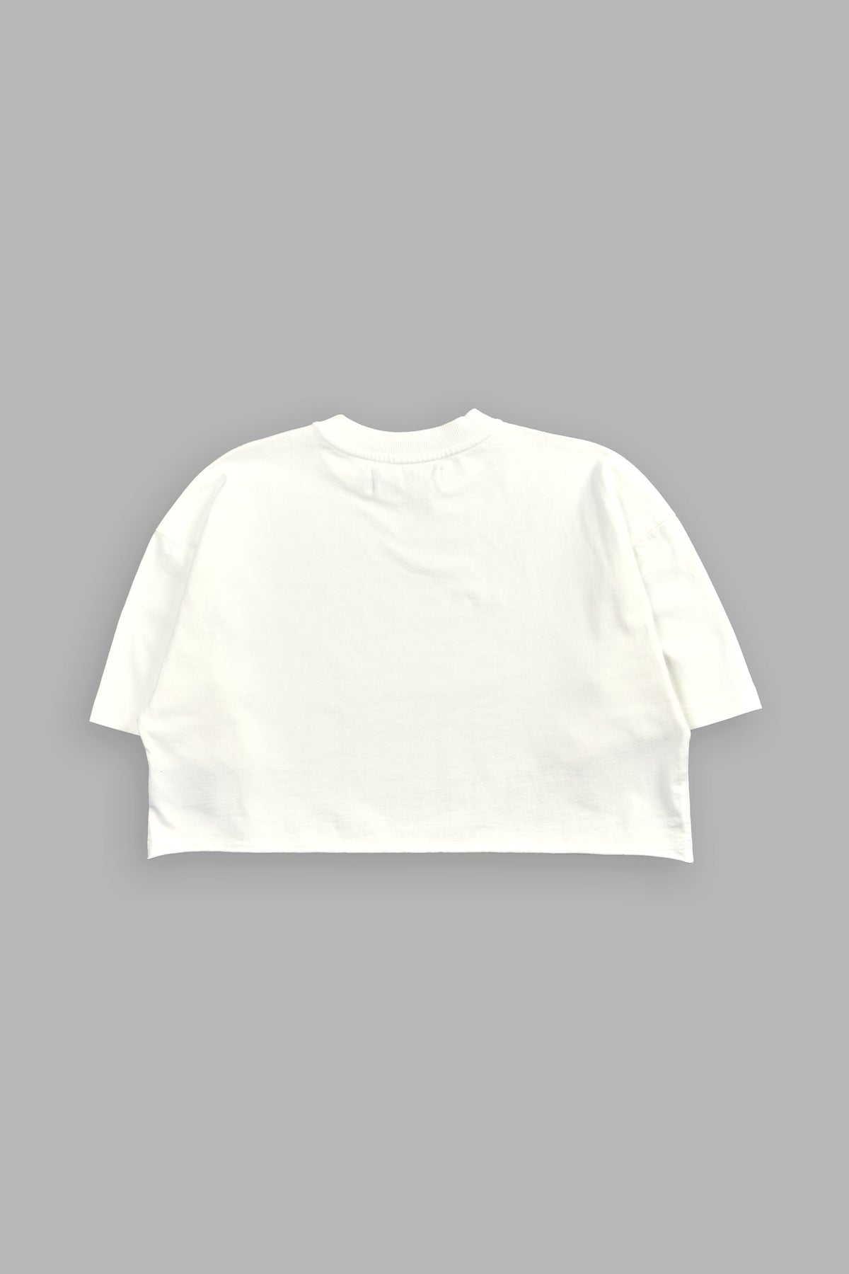 Viking Cherub "Grunge" Oversized (Cropped) Tee in Cream - imagem 4