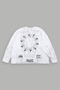 Mickey Forever Premium Box Cut Ls Tee in Cream