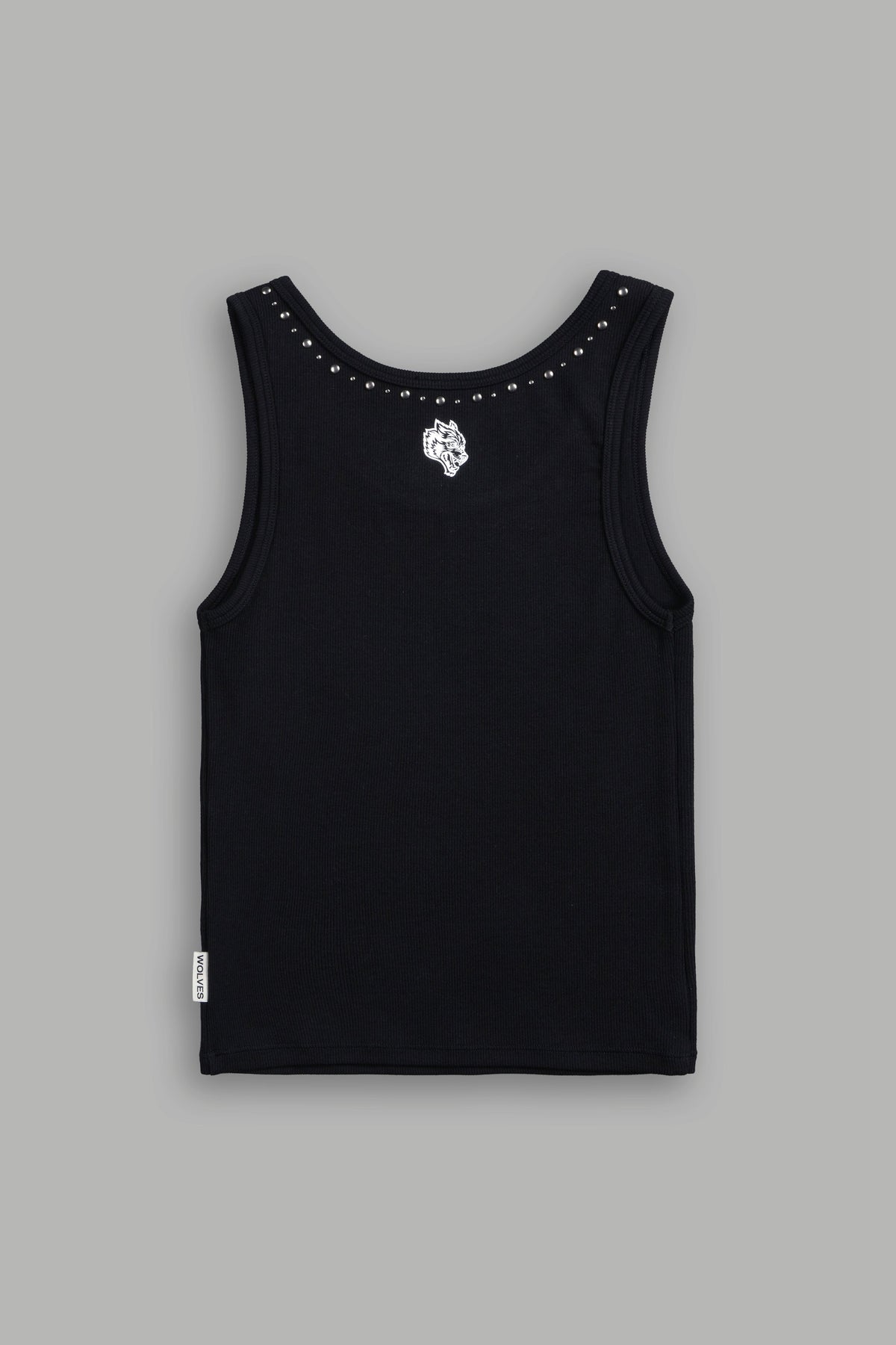 Stud Pyramid Liv Tank Top in Black - imagem 2