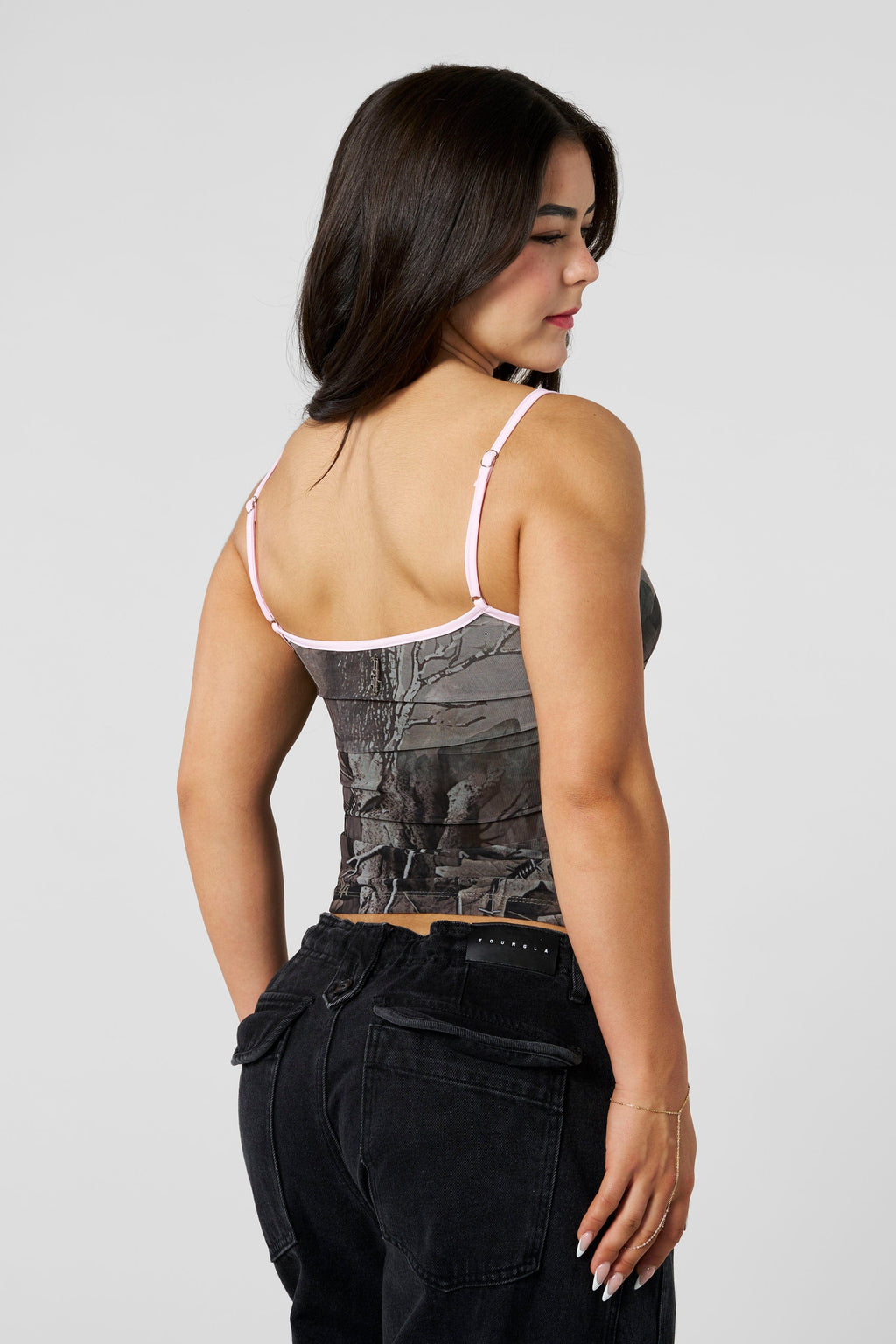W4301 - Camo Mesh Cami — imagem 4