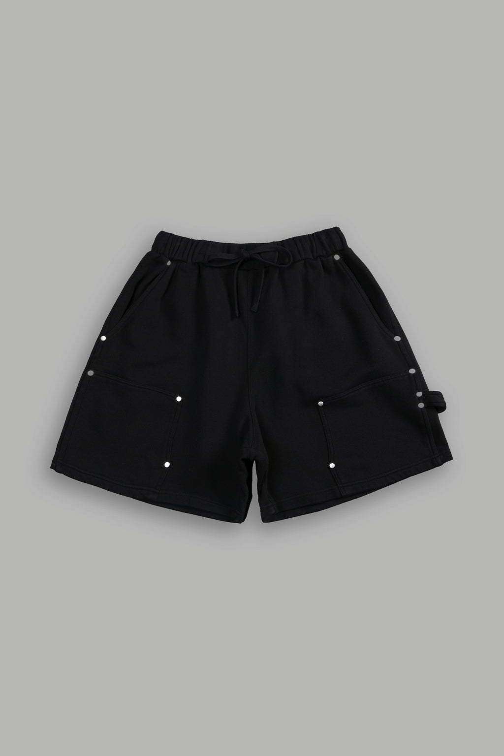 NFGU Forever Rivet Fleece Shorts in Black — imagem 1
