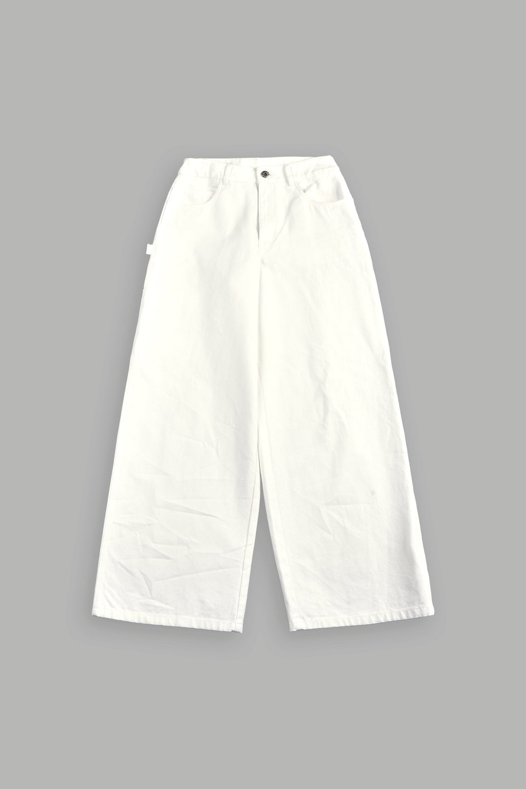 Wolves Chopper Wide Leg Carpenter Pant in Warrior In Cream - imagem 7