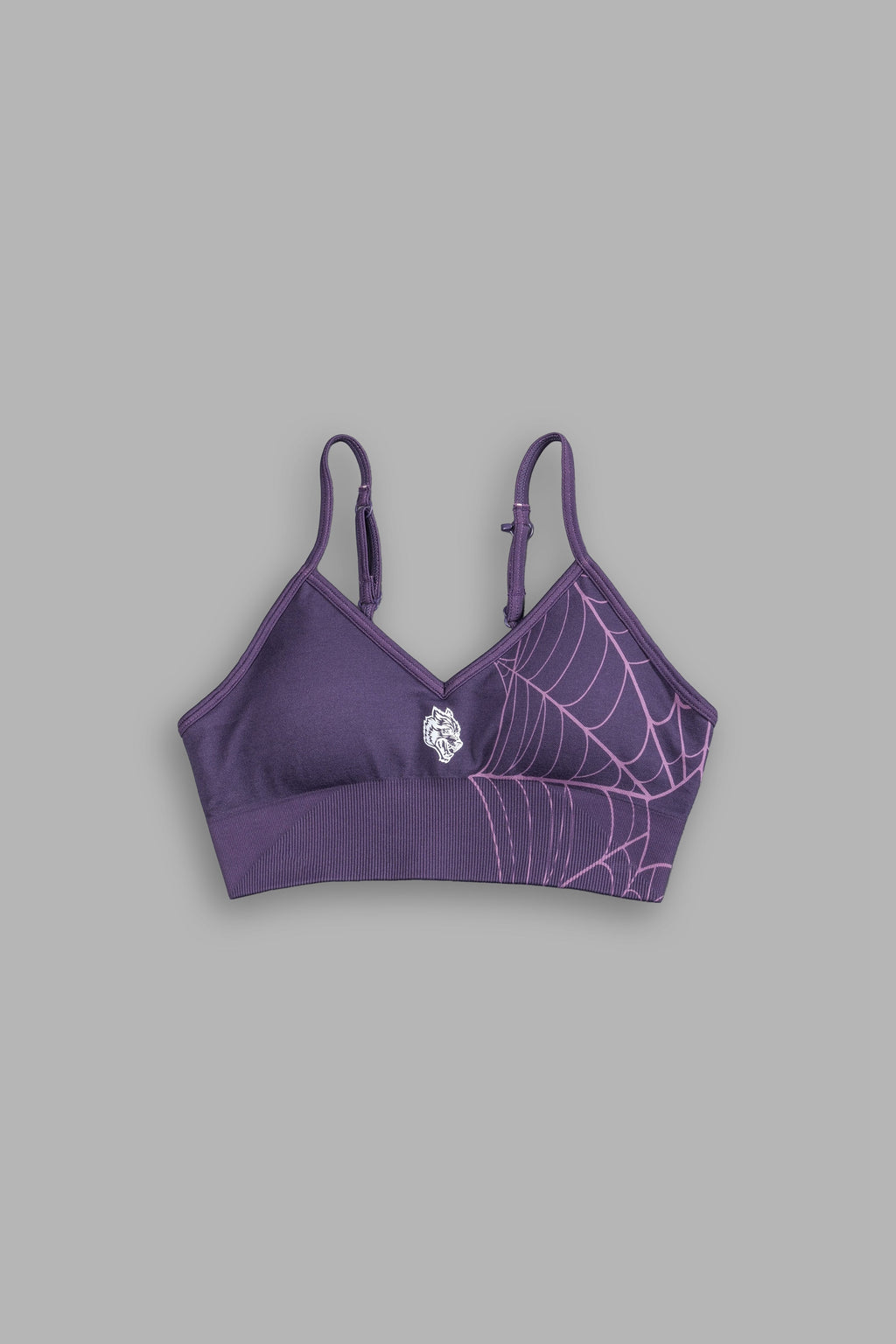 Hesh "Everson Seamless" Sports Bra in Purple Night Web - imagem 3