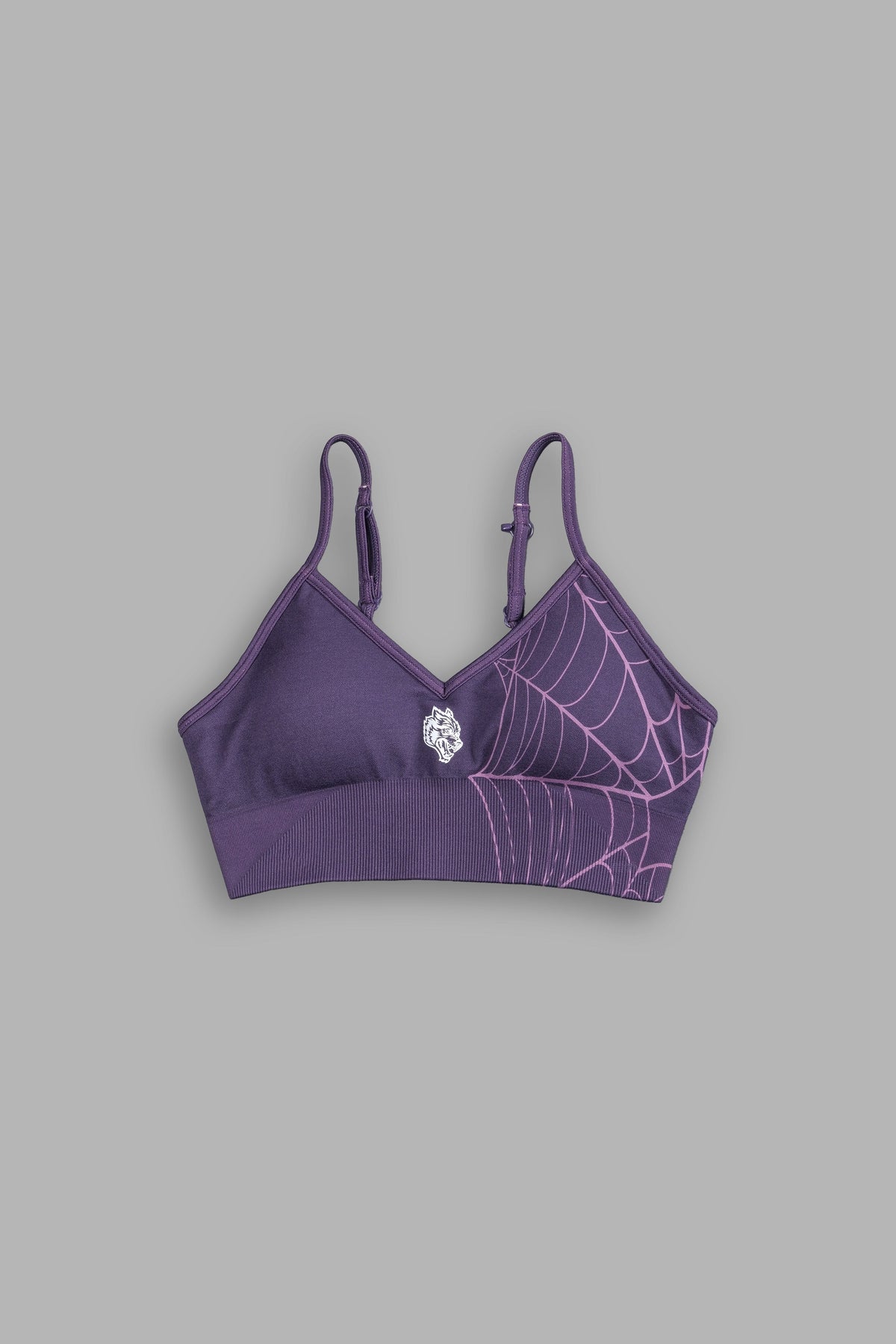 Hesh "Everson Seamless" Sports Bra in Purple Night Web - imagem 3