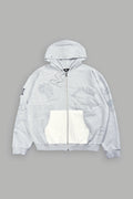Flash Core Grunge Moatis Zip Hoodie In Light Athletic Gray - imagem 1