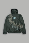 Cherub Hesh Pierce Hoodie In Green Ivy - imagem 1