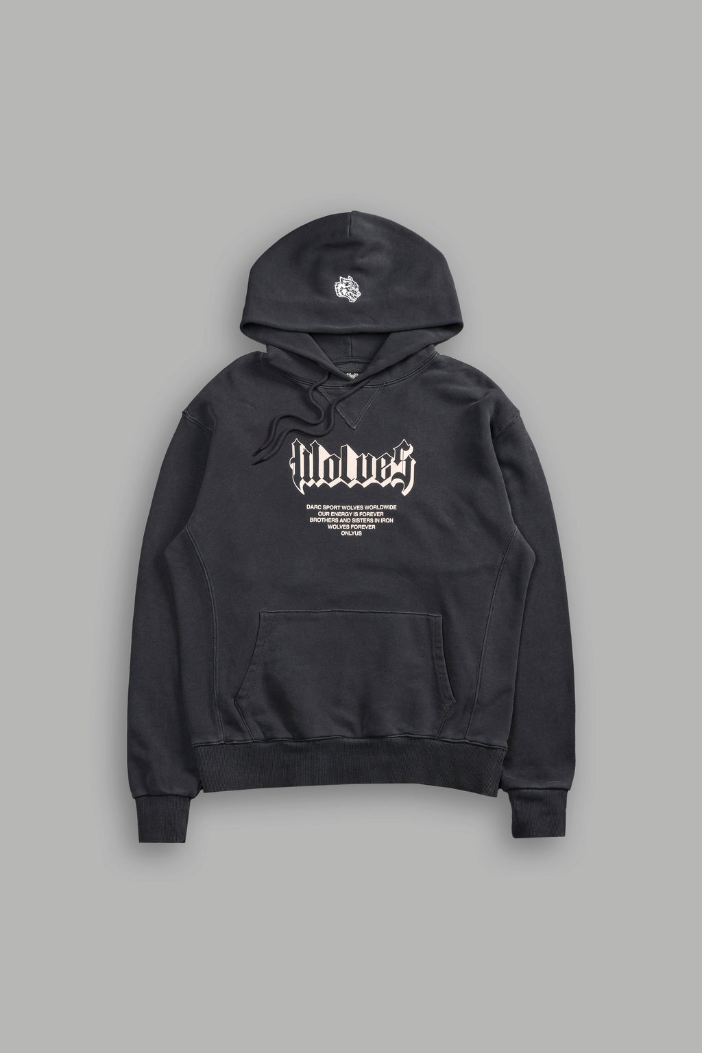 Never Back Down "Dakota" Hoodie in Wolf Gray — imagem 3