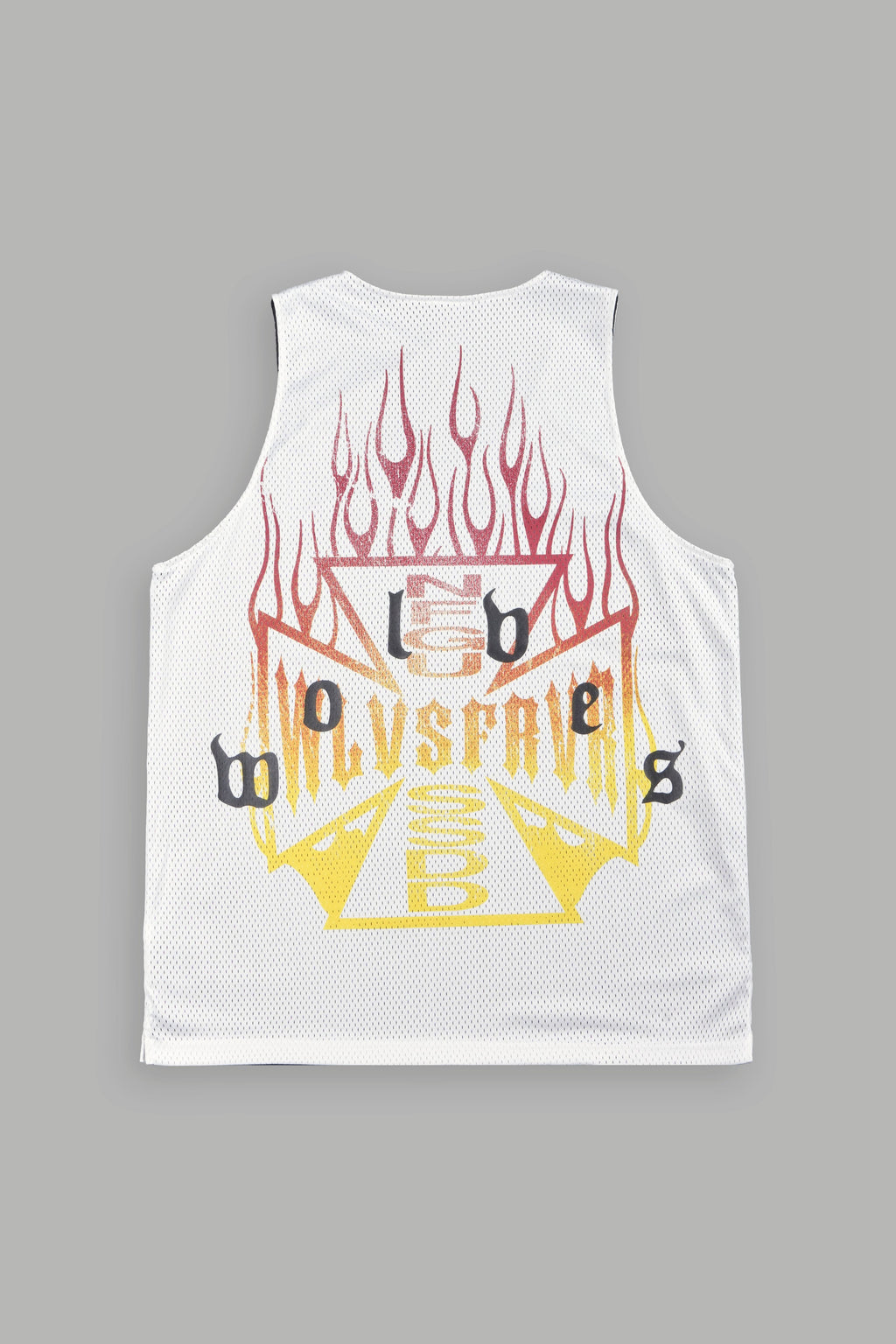 Infernal Club Reversible Bball Jersey In Black/Cream - imagem 9