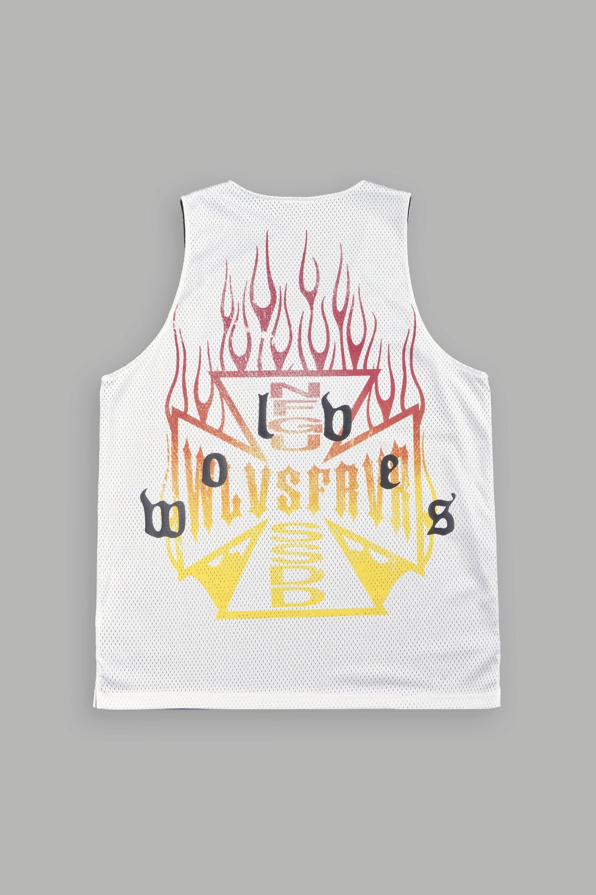 Infernal Club Reversible Bball Jersey In Black/Cream - imagem 9