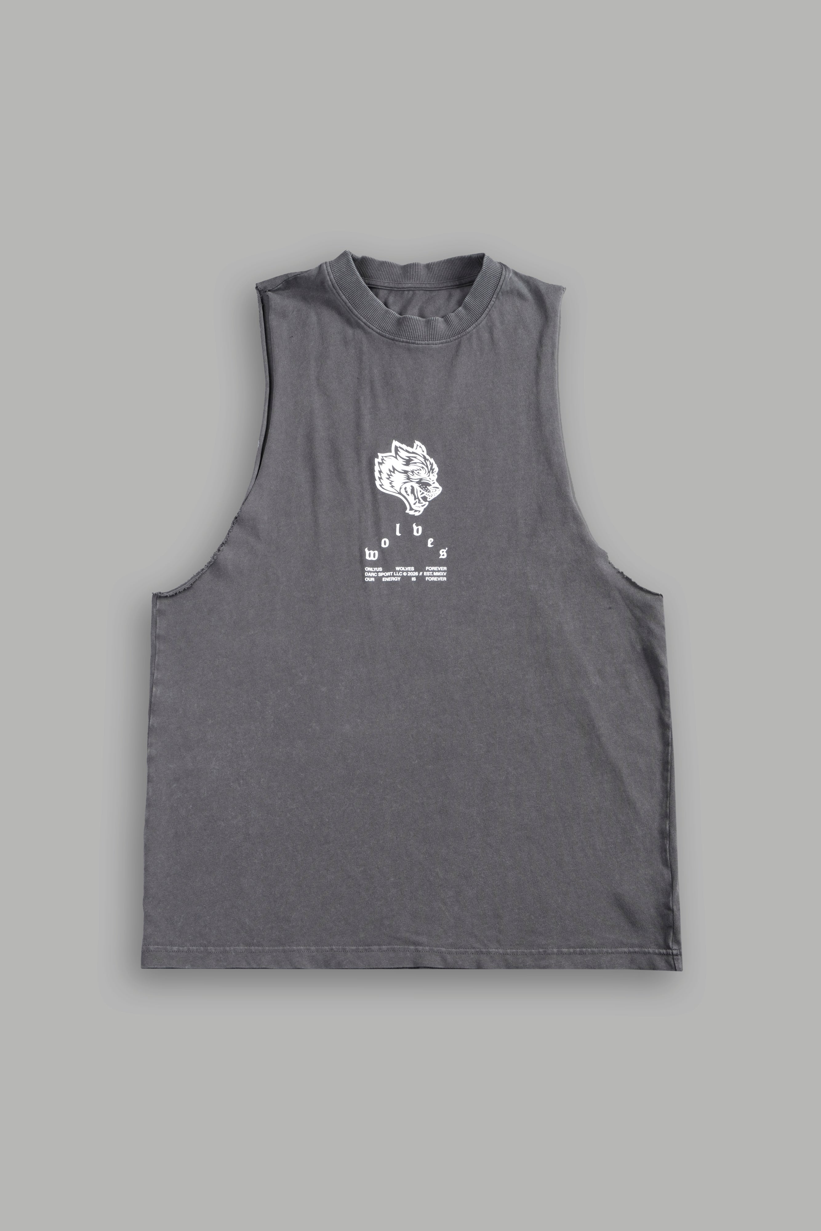 Half Mask Tommy Muscle Tee in Slate Gray — imagem 3