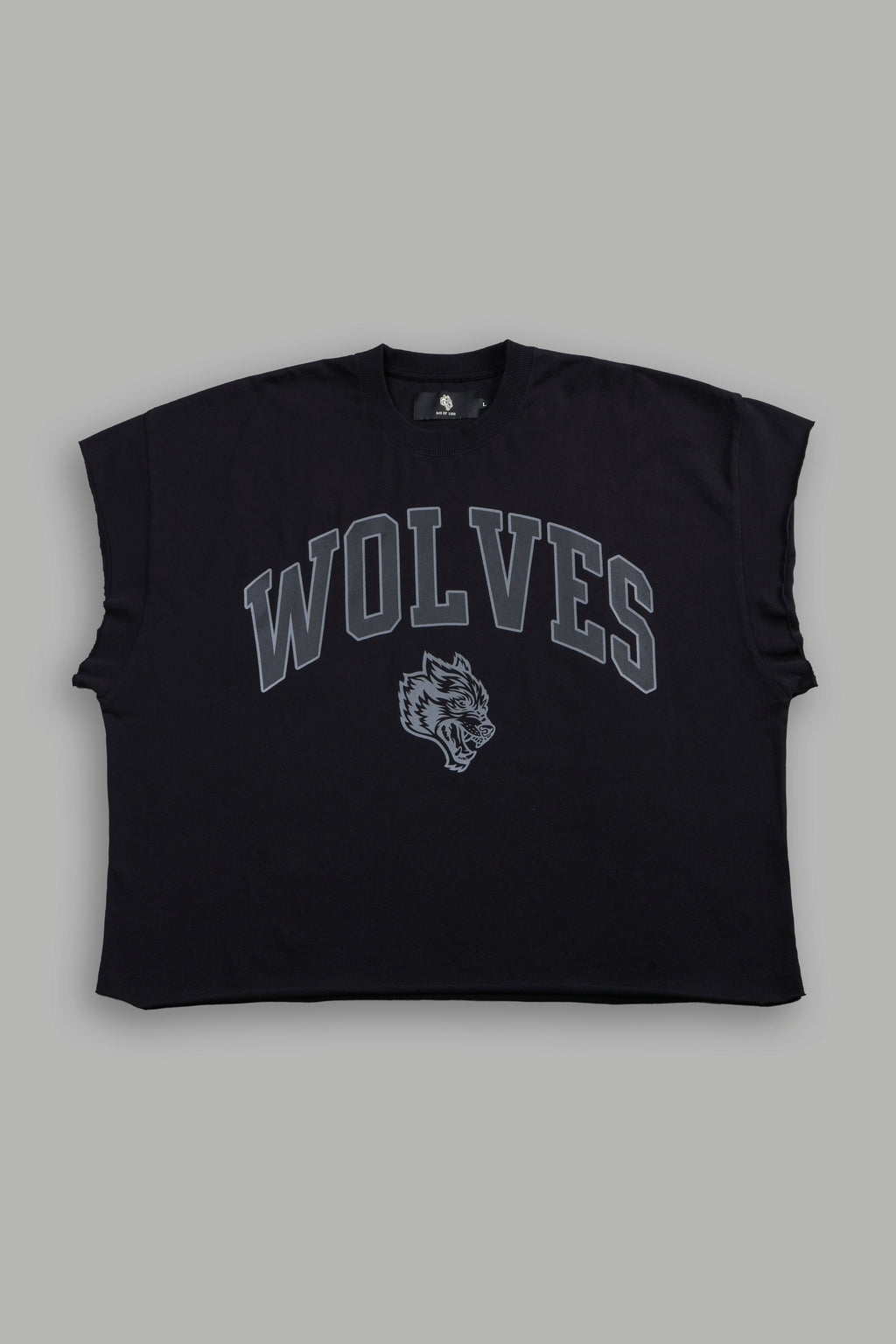 Loyalty Frvr Grunge Cut-Off Tee in Black — imagem 1