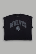 Loyalty Frvr Grunge Cut-Off Tee in Black — imagem 1