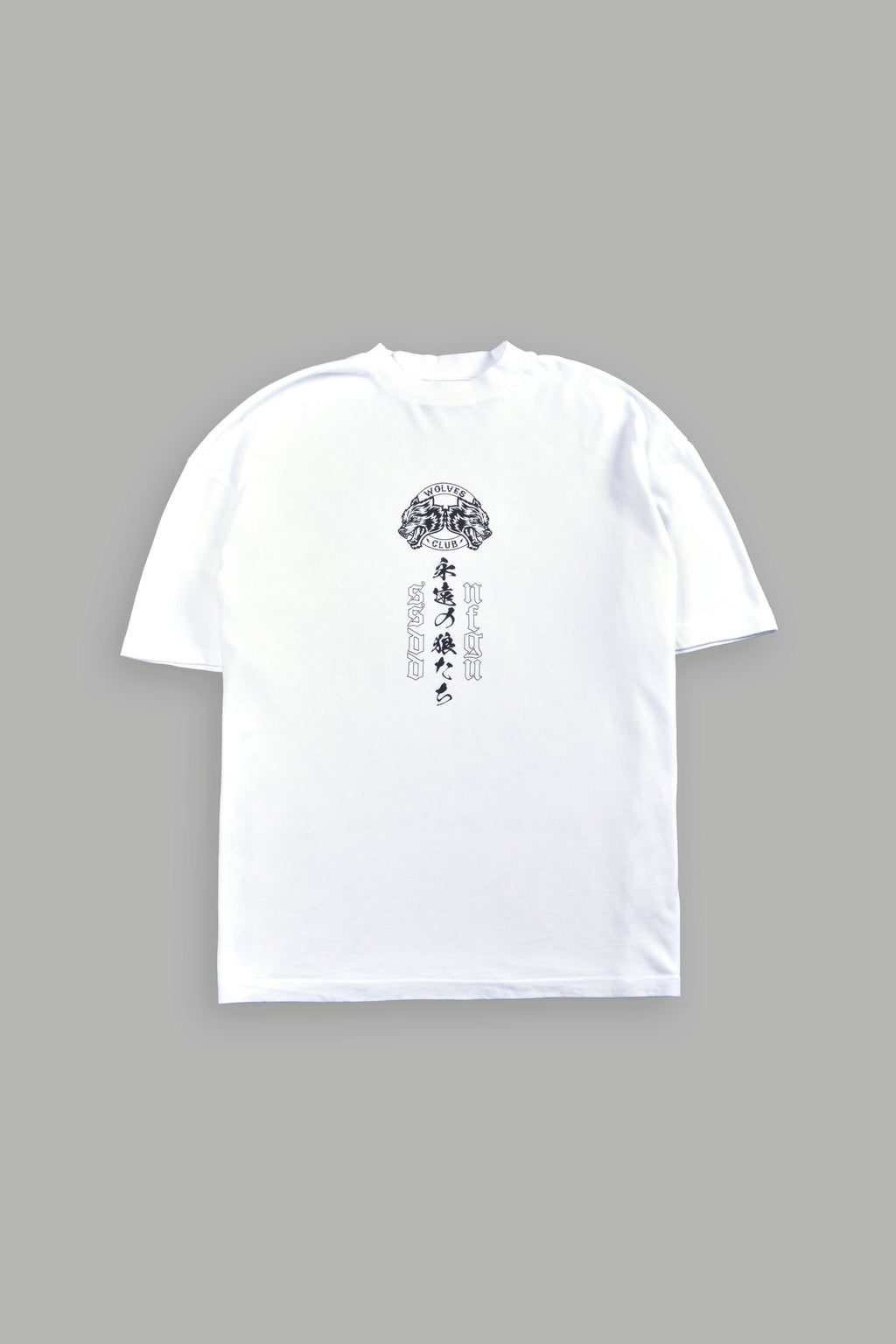 Kazoku Okami Premium Oversized Tee in White — imagem 3