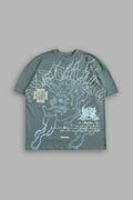 Cherub Flame Premium Tee In Hunter Green - imagem 1