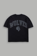 Loyalty Frvr Grunge Mid Length Raw Hem Tee in Black — imagem 1