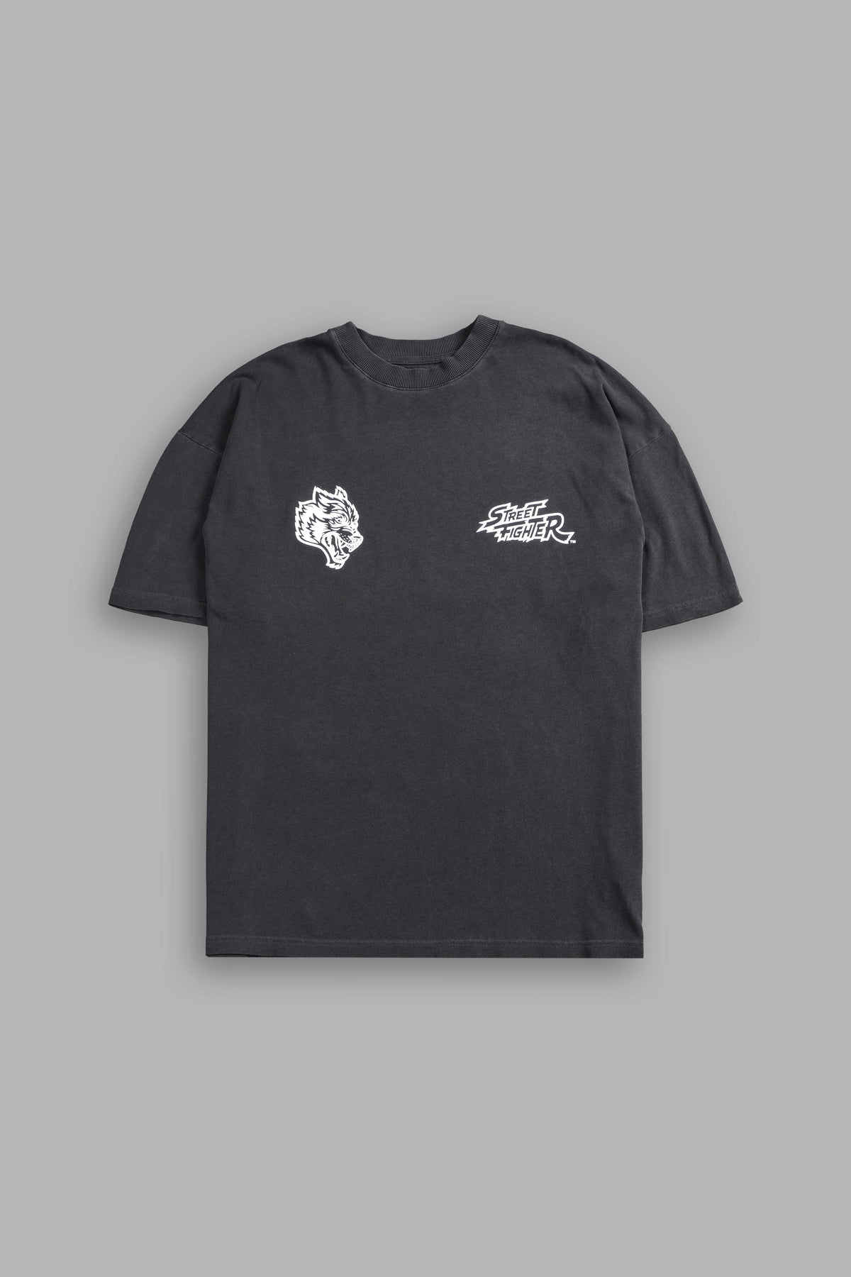 Final Boss "Premium" Unisex Oversized Tee in Wolf Gray - imagem 4