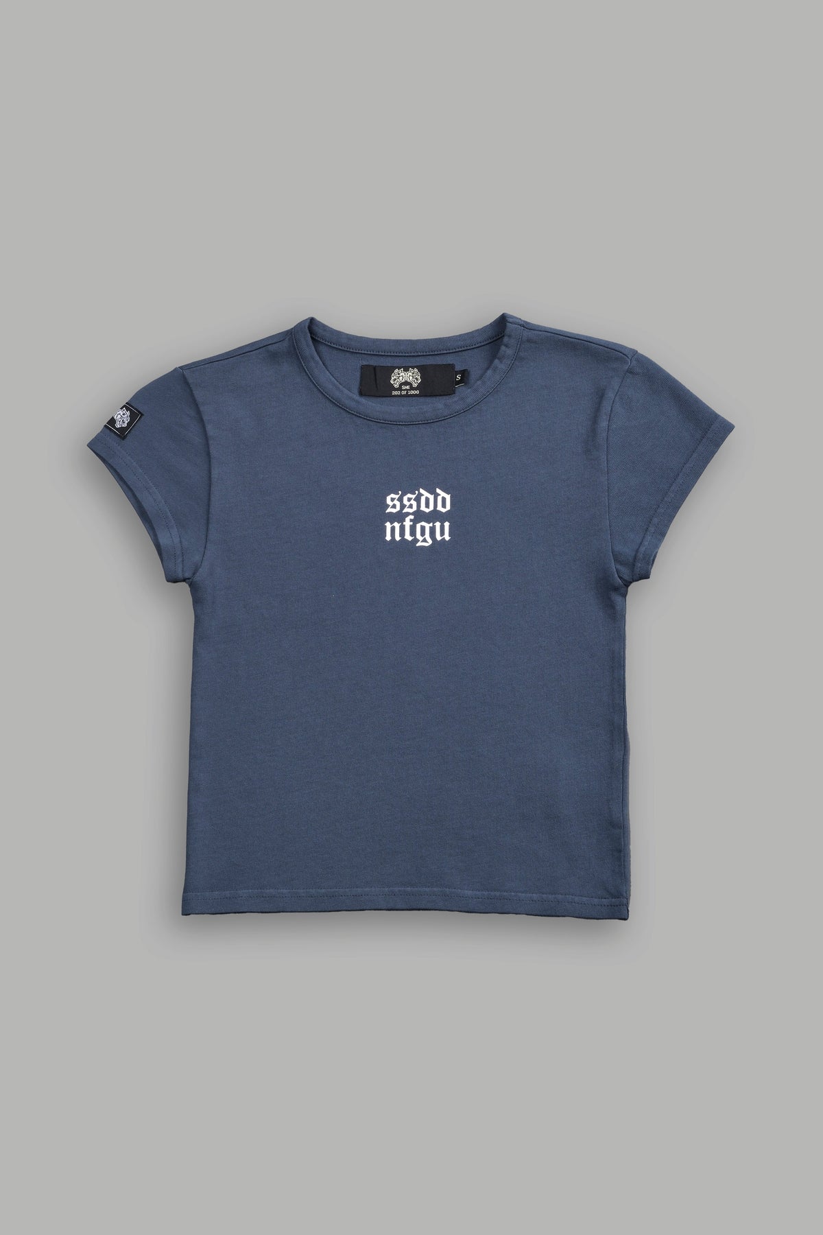 Wolf Label SSDDNFGU "Baby" Tee in Darc Blue - imagem 3