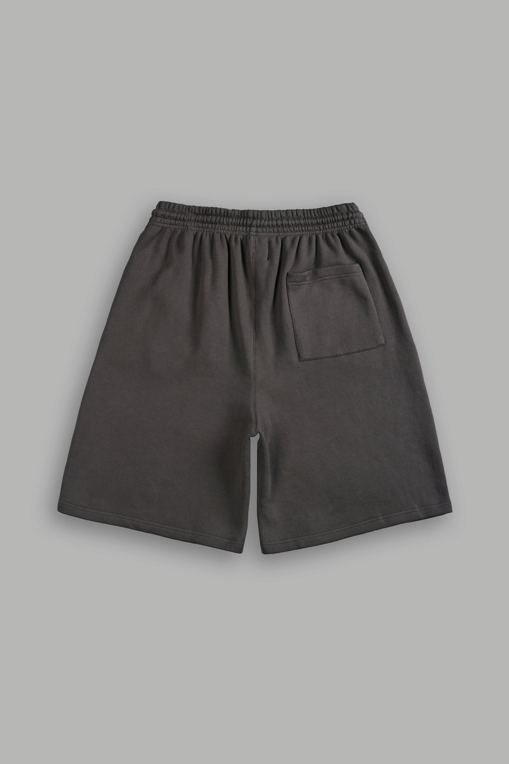 Dual Stud Oversized Osiris Sweat Shorts in Wolf Gray — imagem 3