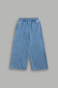 Sakura Forever Wide Leg Carpenter Denim in Light Wash — imagem 1