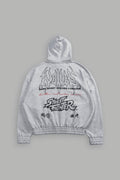 Final Boss "Chambers" Zip Hoodie in Light Athletic Gray - imagem 1