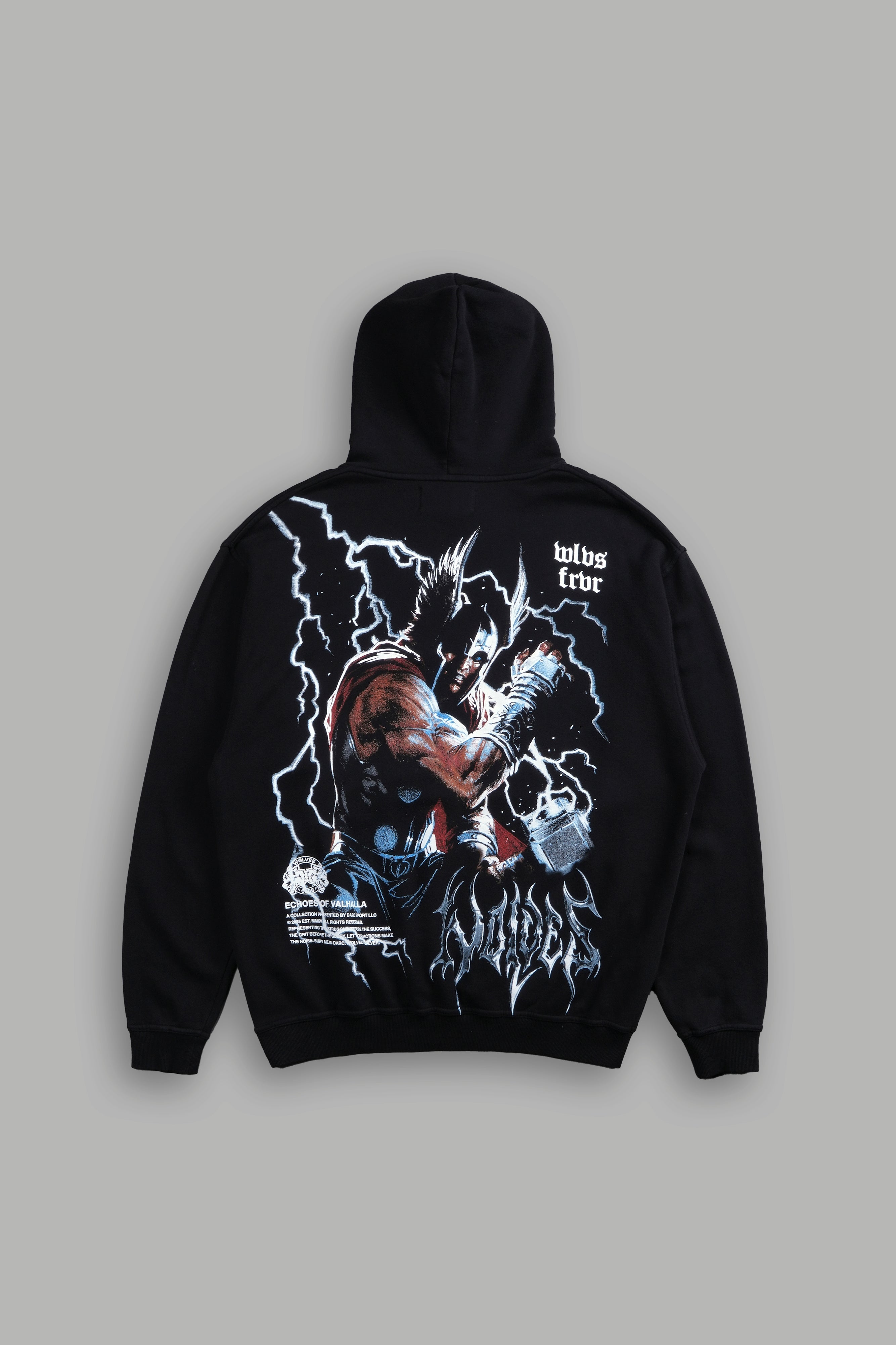 God Of Thunder "Pierce" Hoodie in Black — imagem 1