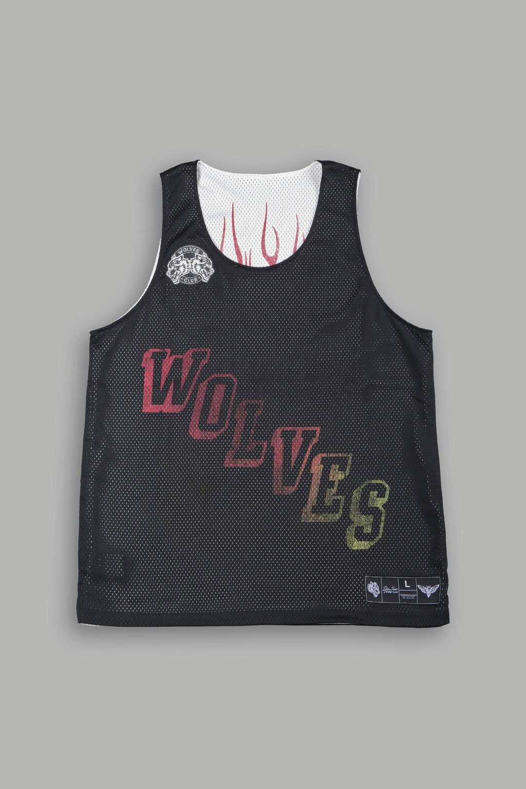Infernal Club Reversible Bball Jersey In Black/Cream - imagem 1