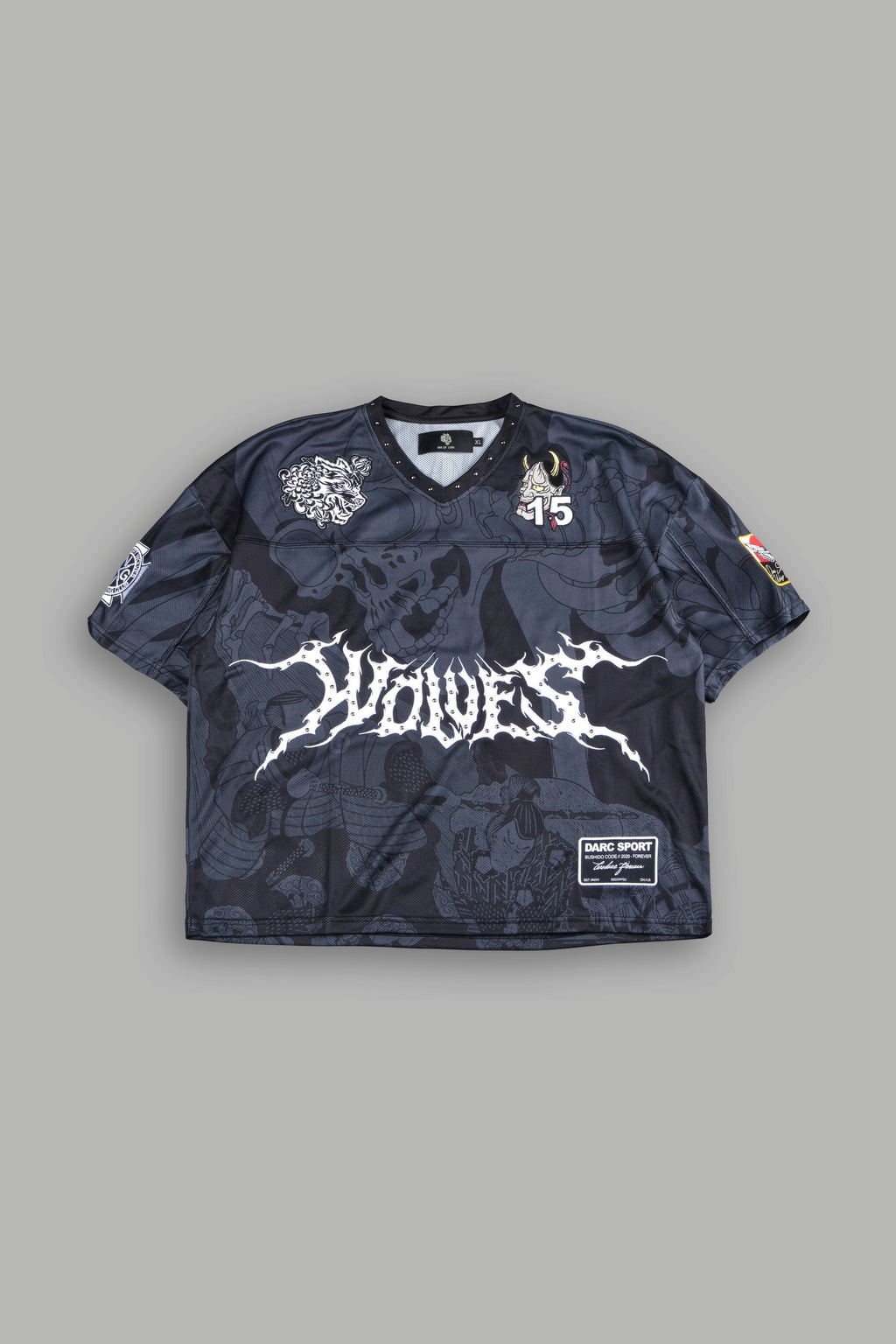 Gashadokuro Emmitt Football Jersey in Black