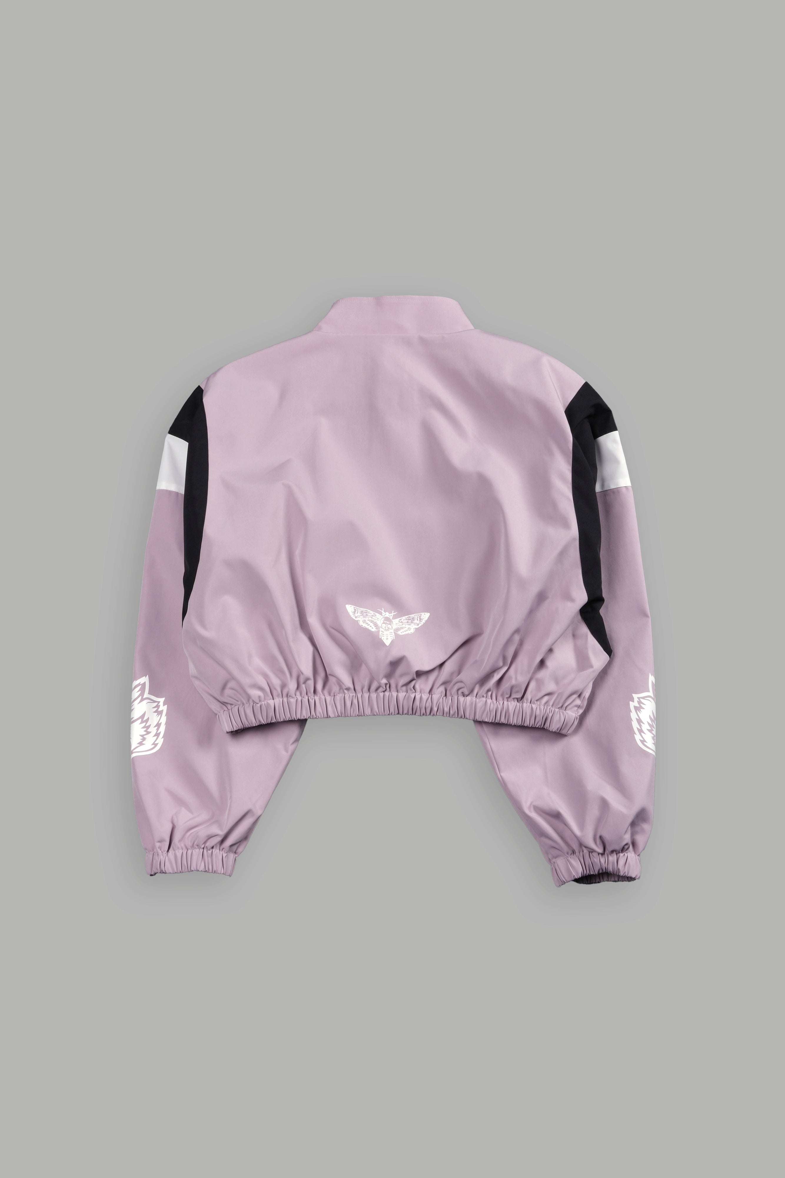 Death Becomes Her Nadia Track Jacket in Purple Smoke/Black/White — imagem 4