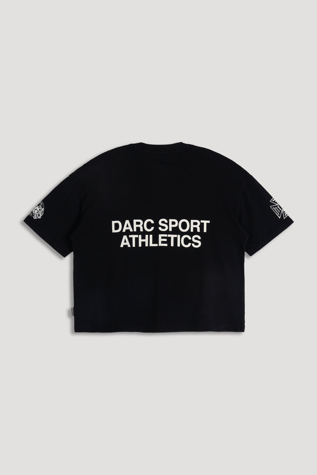 Forever Mark Premium Box Cut Tee in Black Sun Fade — imagem 8
