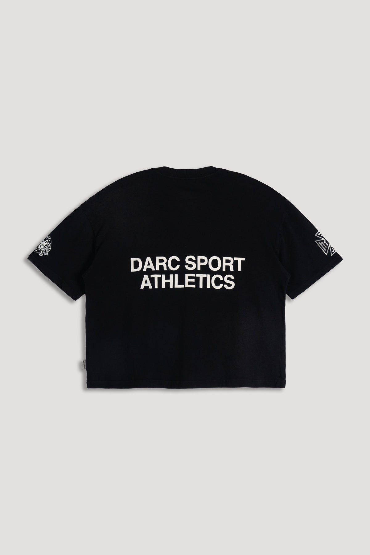 Forever Mark Premium Box Cut Tee in Black Sun Fade — imagem 8