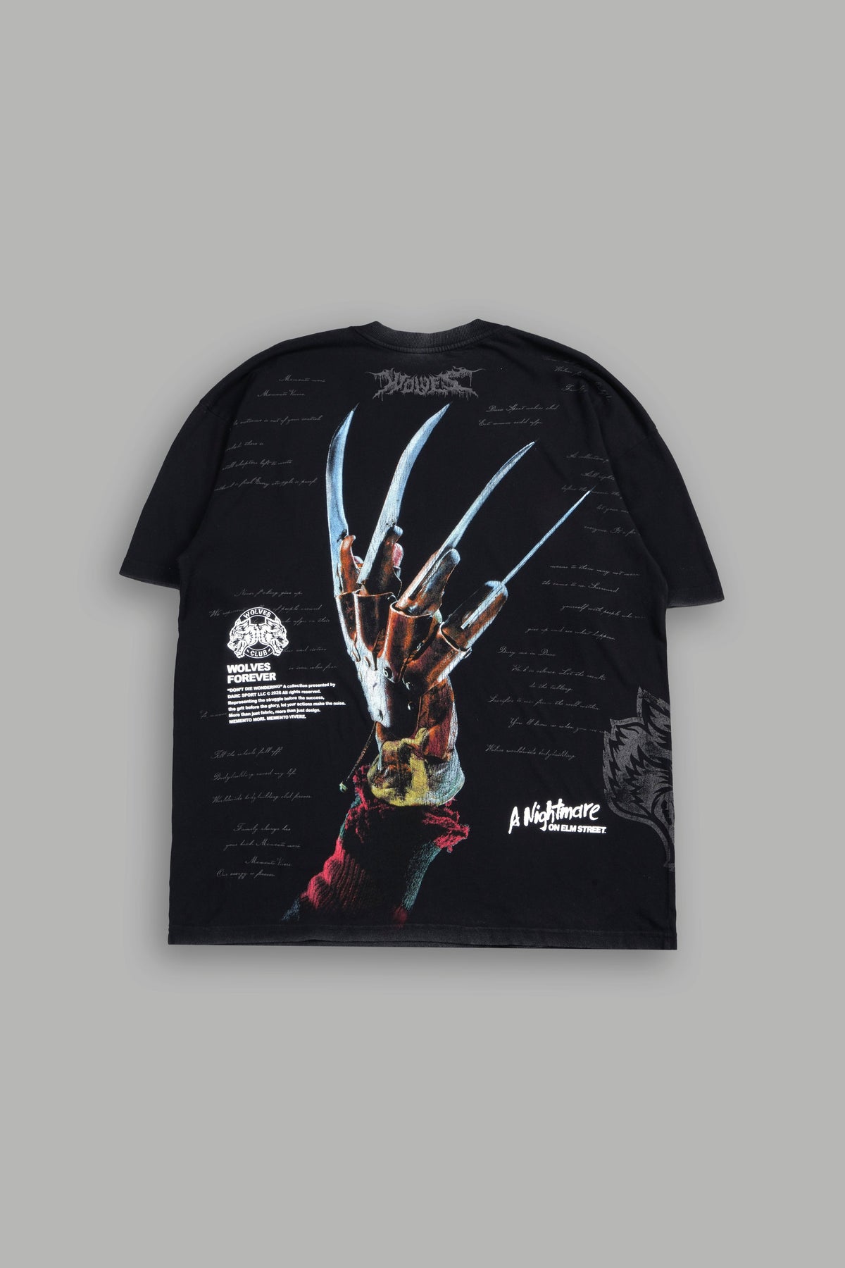 Dont Sleep Premium Oversized Tee In Black