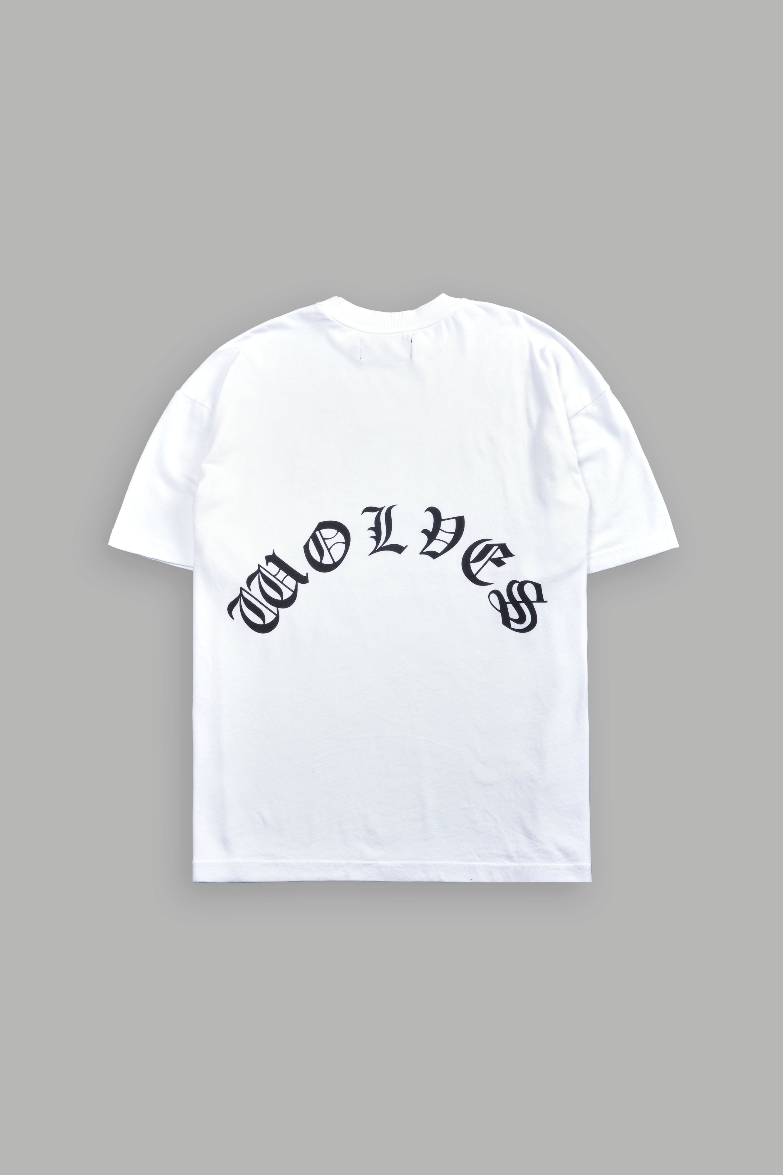 Los Cherub Premium Oversized Tee in White — imagem 3