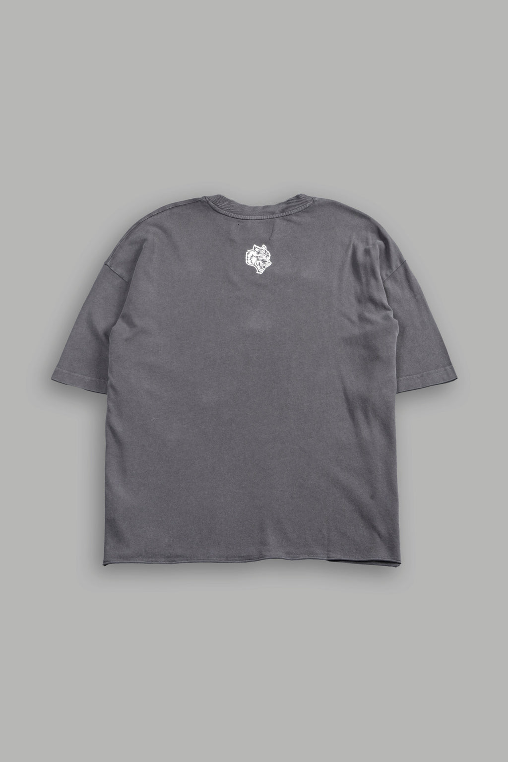 Mickey Mouse Hesh Premium Raw Hem Box Cut Tee in Slate Gray
