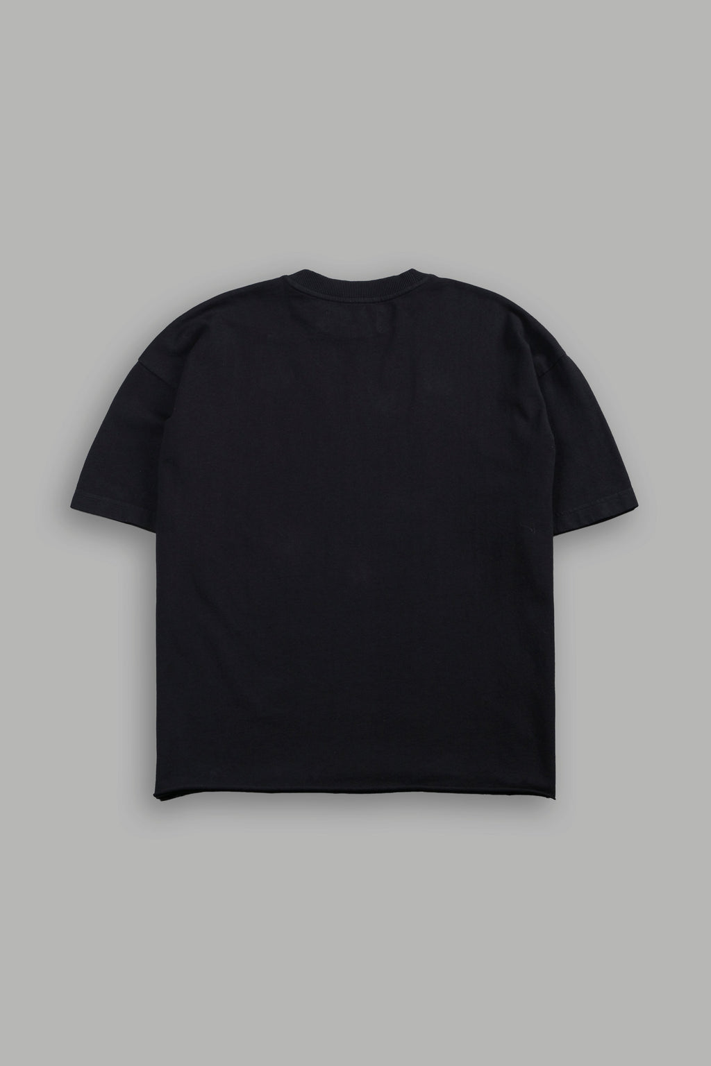 Loyalty Frvr Grunge Mid Length Raw Hem Tee in Black — imagem 3
