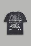 Final Boss "Premium" Unisex Oversized Tee in Wolf Gray - imagem 1