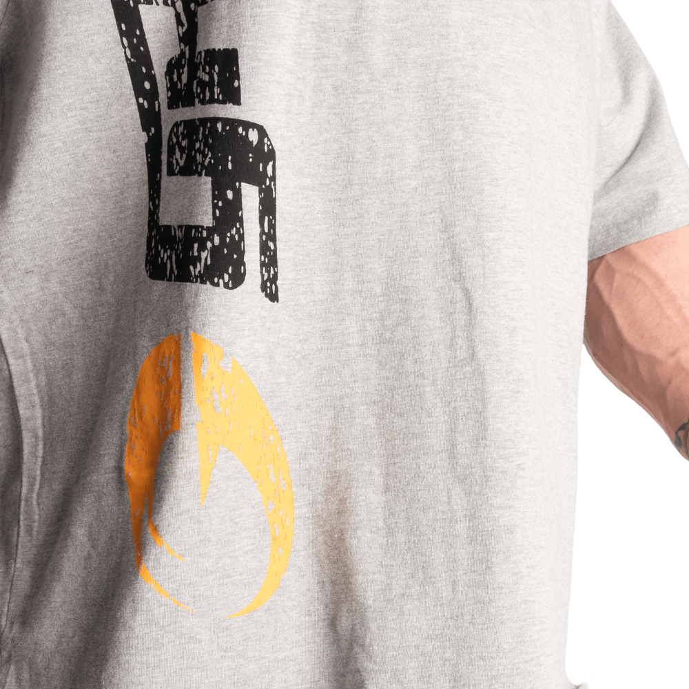 Gasp Iron Tee - Greymelange/Black - imagem 5