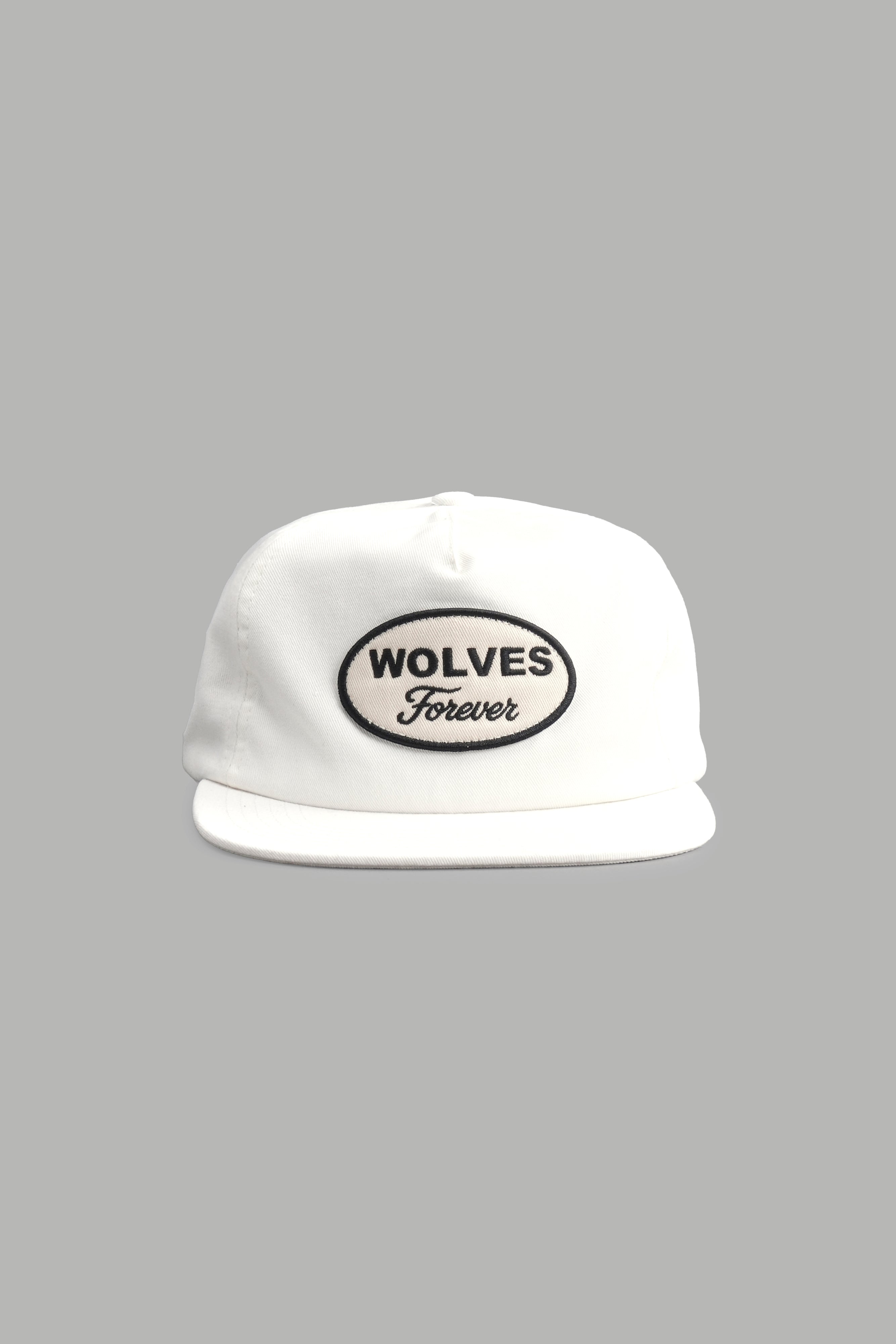 Our Time Vintage 5 Panel Hat in Cream — imagem 1