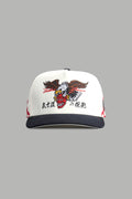 Eagle Oni Mask A Frame Snapback in Cream/Black — imagem 1