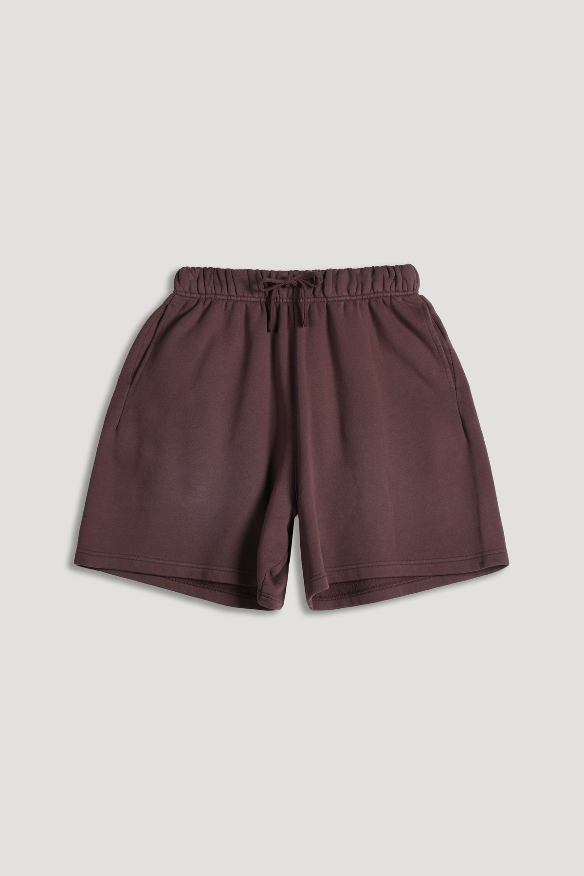 Just Wolves Oversized Post Lounge Sweat Shorts Ironwood Sun Fade — imagem 5
