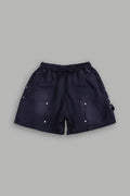 NFGU Forever Rivet Fleece Shorts in Nightshade Sun Fade — imagem 1