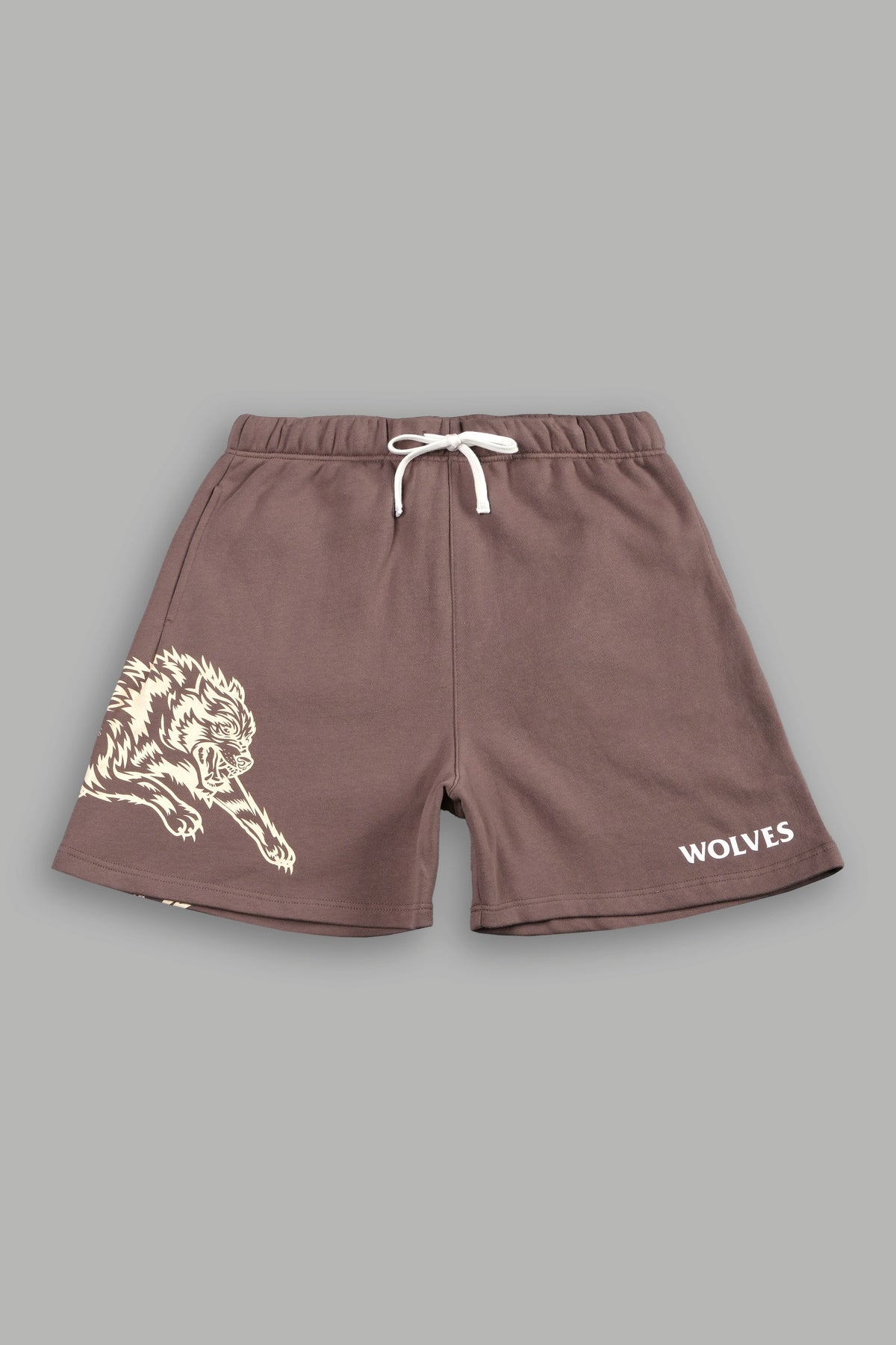 Leap Of Faith V2 Oversized Post Lounge Sweat Shorts In Mojave Brown - imagem 1