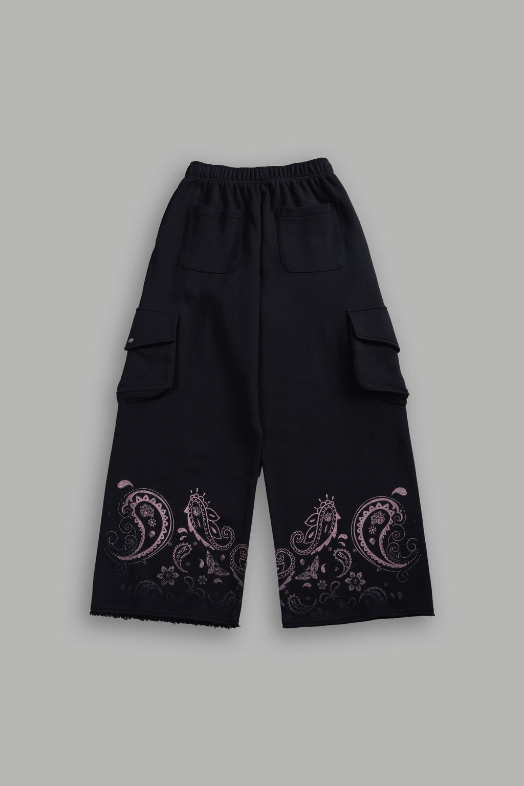 Faded Paisley Durst Cargo Sweats in Black — imagem 2