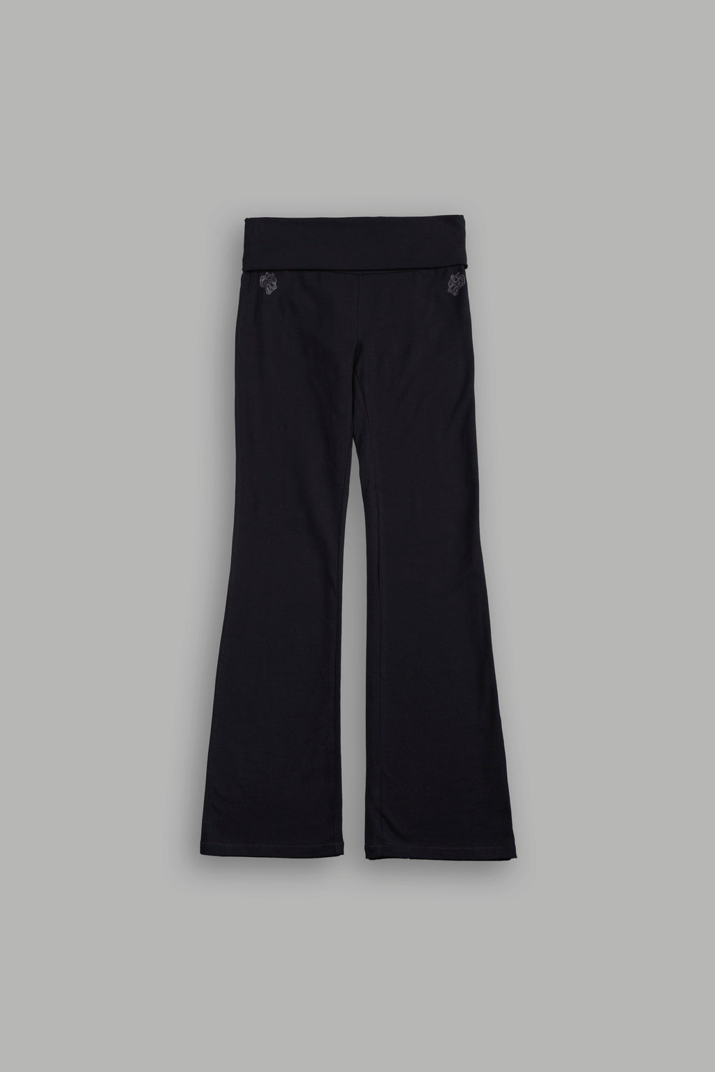 Dual Romy Foldover Pants In Black - imagem 7